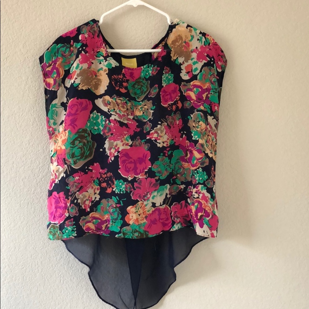Anthropologie flower shirt